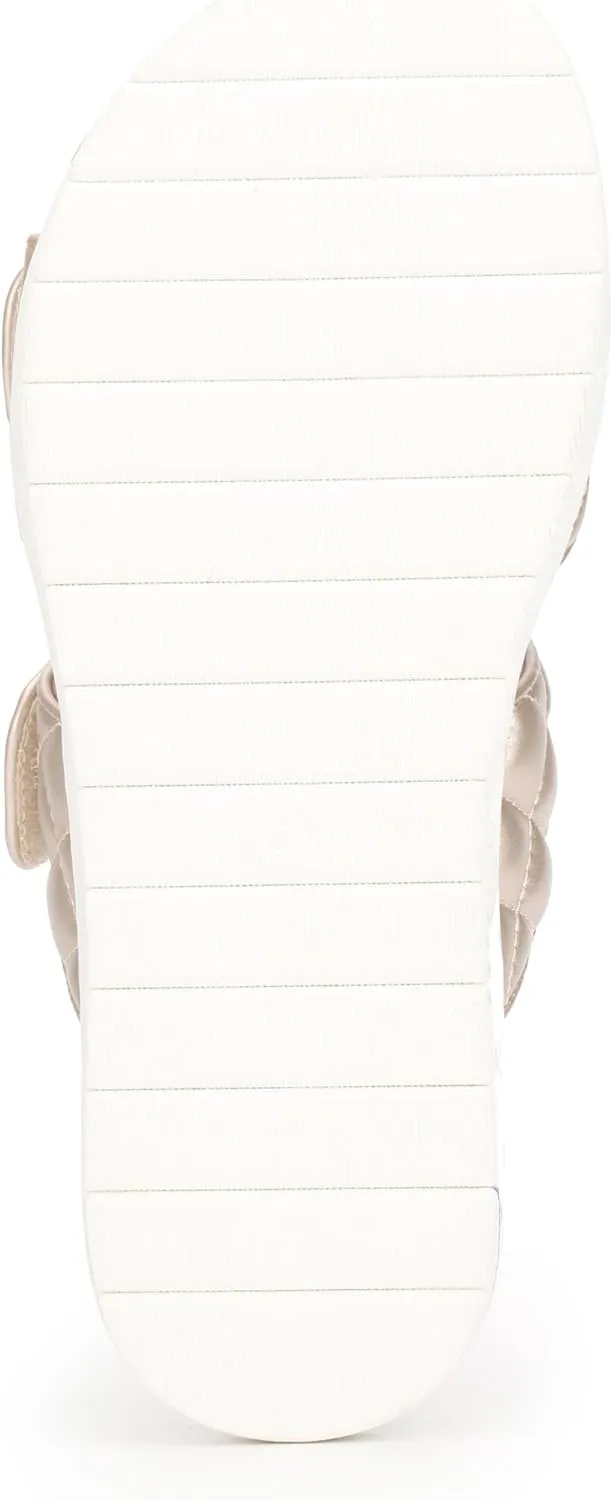 Kenneth Cole Women's Reeves Quilted 2 Band Slide Sandal