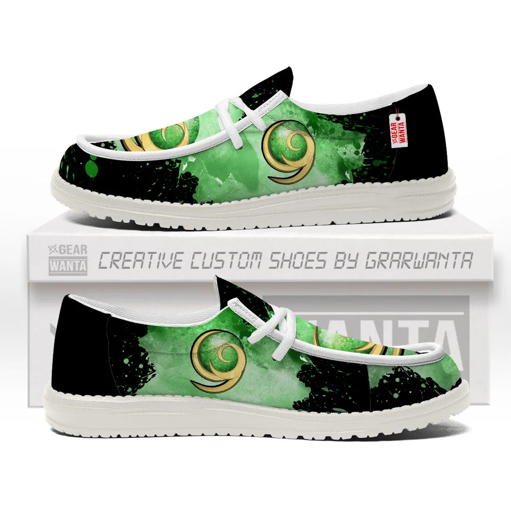 Kokiri Symbol Canvas Loafer Shoes