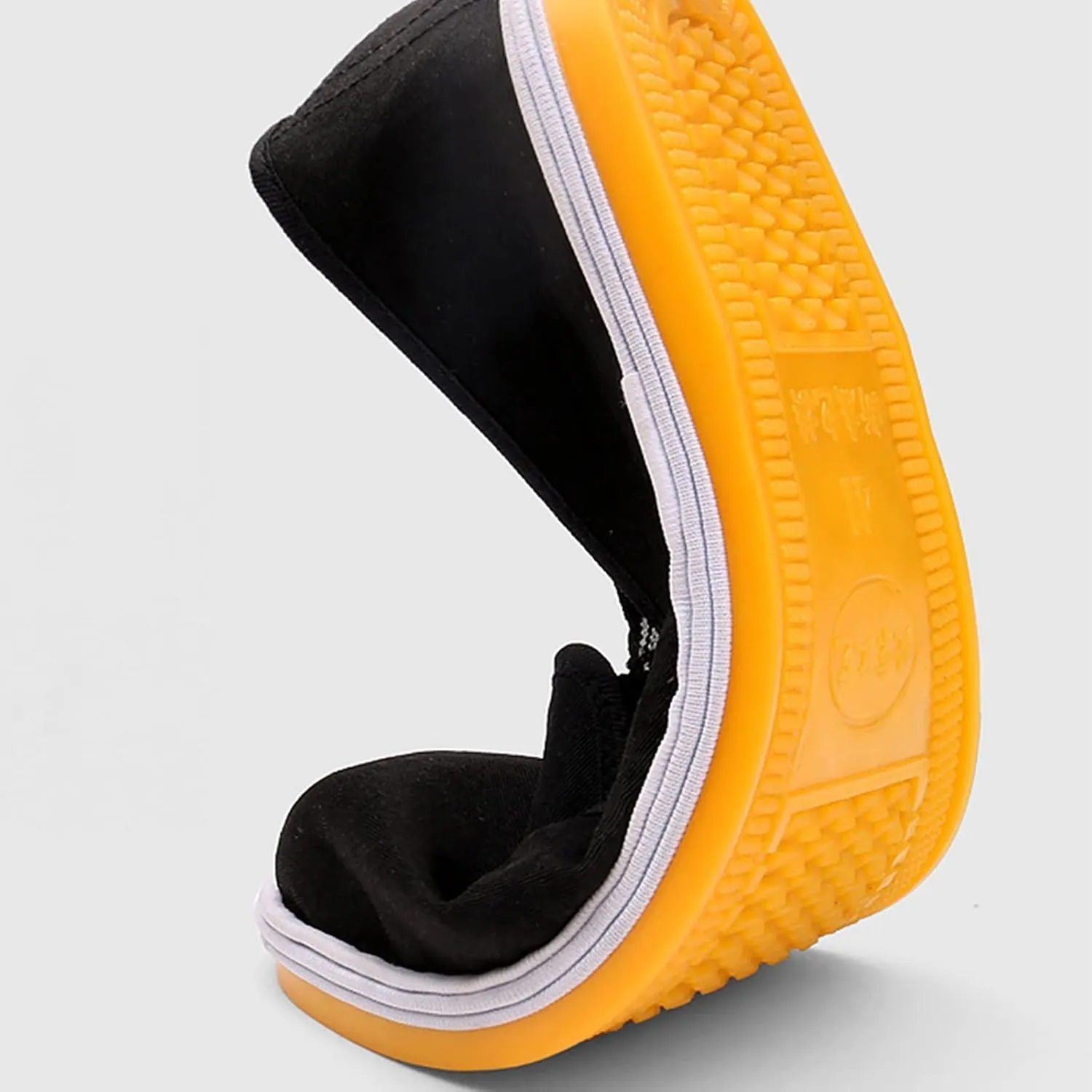 Kung Fu Tai Chi Martial Arts Shoes, Men Chinese Breathable Slip-On Martial Traditional Arts Old Peking Shoes, Comfortable Non Slip Rubber Sole Qigong Trainerss, for Leisure, Walking, Rock