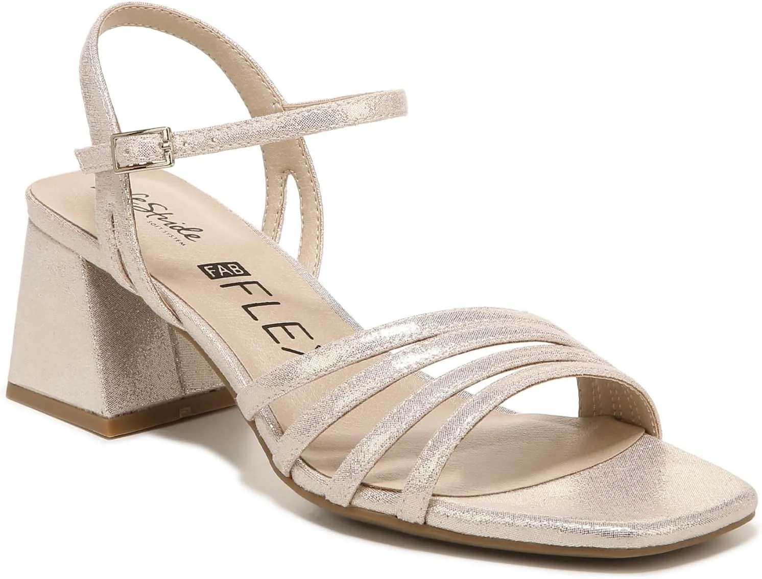 LifeStride Women's Celebrate Block Heel Strappy Sandal