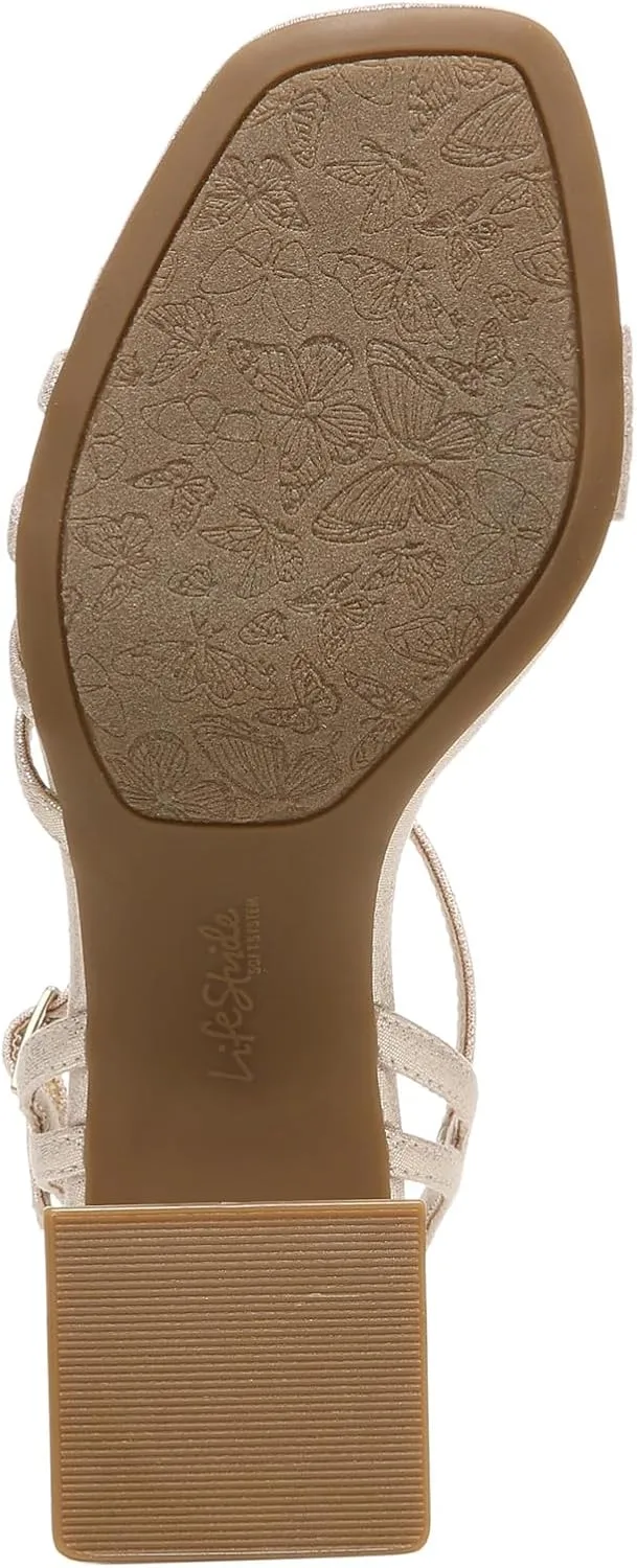 LifeStride Women's Celebrate Block Heel Strappy Sandal