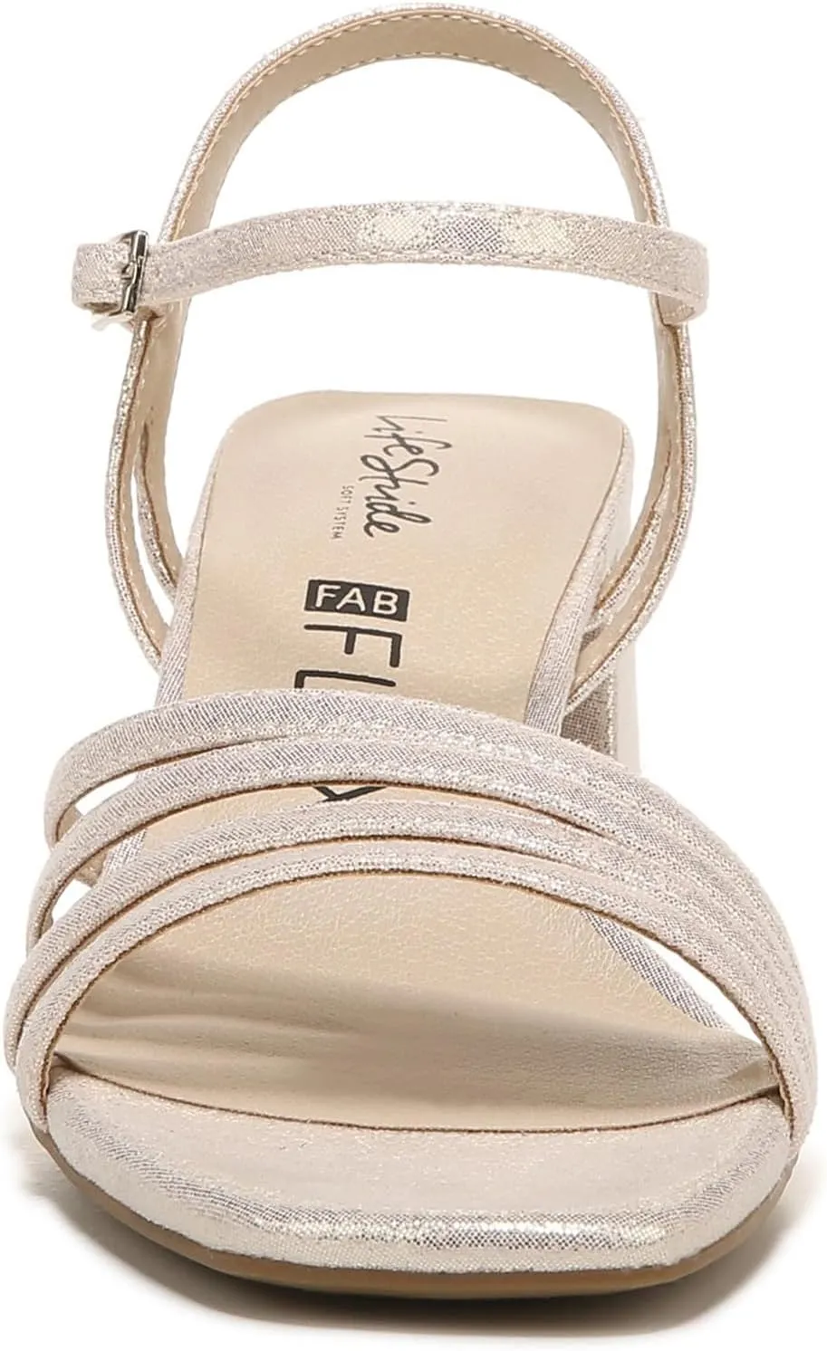 LifeStride Women's Celebrate Block Heel Strappy Sandal