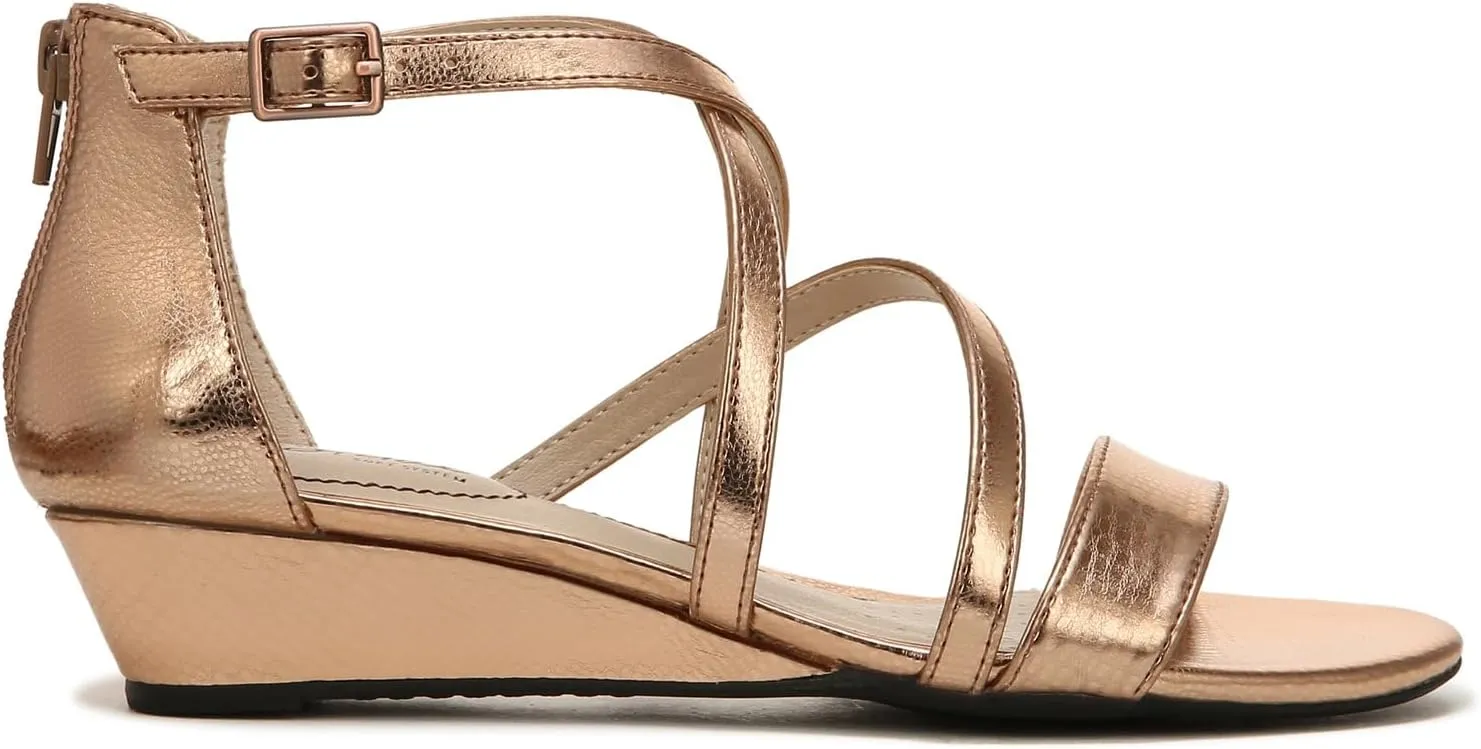 LifeStride Women's Yolanda Strappy Wedge Sandal