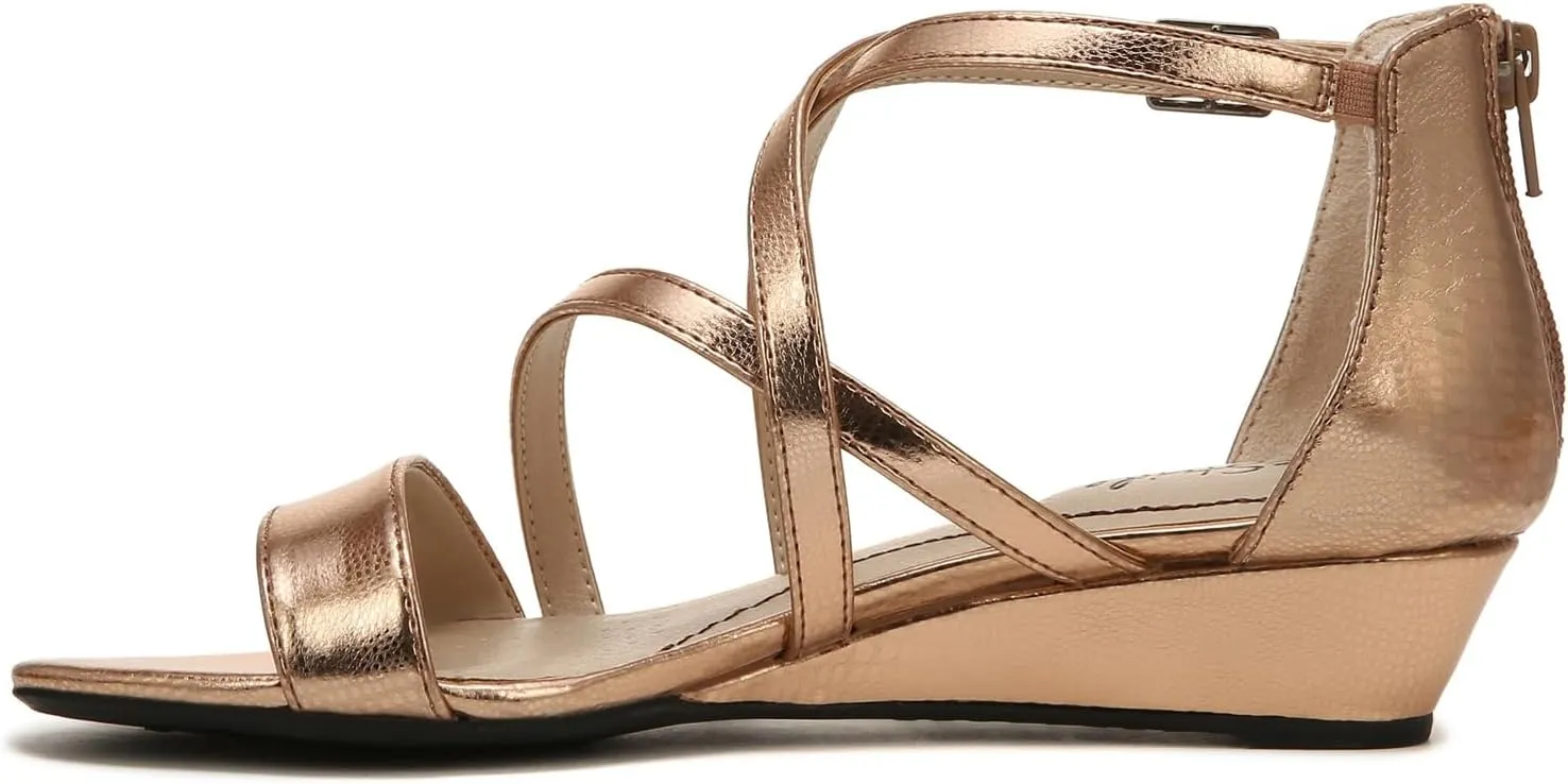 LifeStride Women's Yolanda Strappy Wedge Sandal
