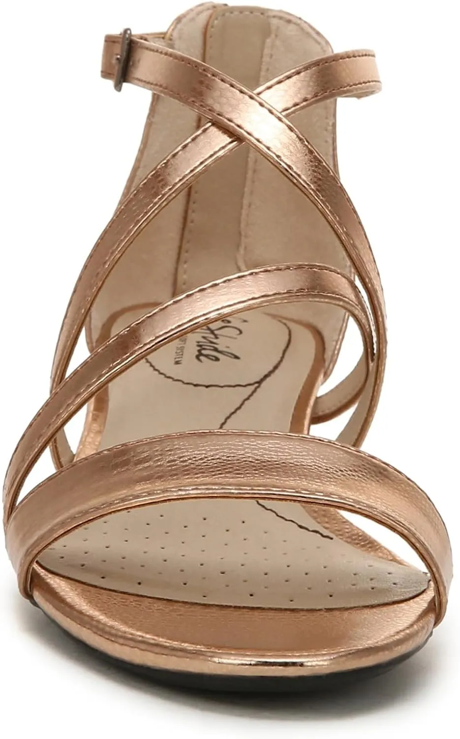 LifeStride Women's Yolanda Strappy Wedge Sandal