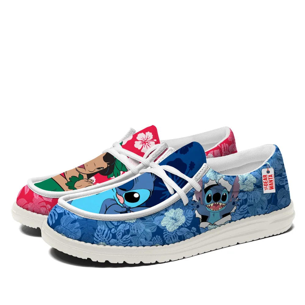 Lilo & Stitch Canvas Loafer Shoes