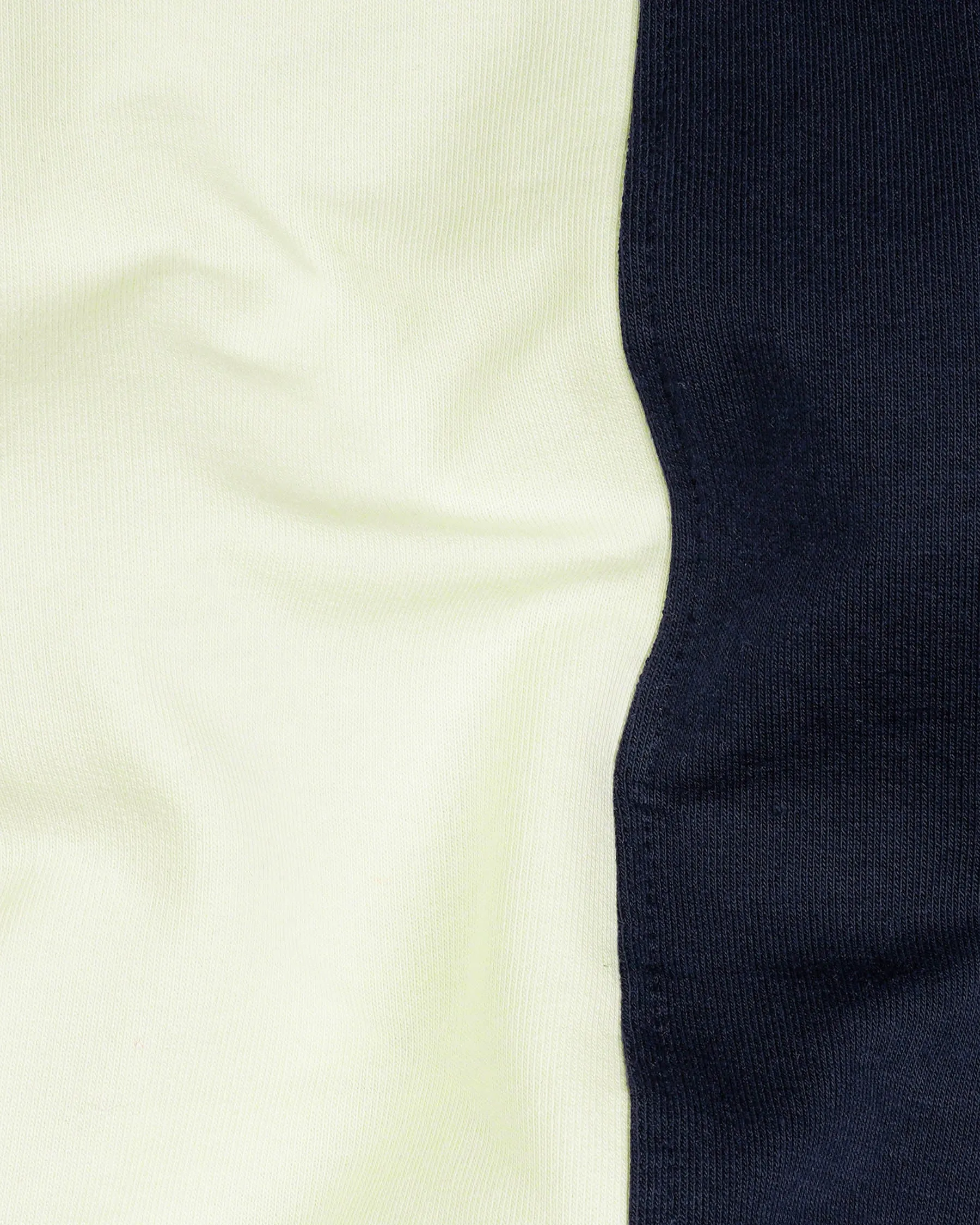Loafer Off White And Mirage Blue Sweatshirt