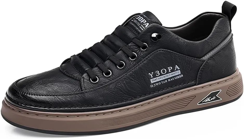 Men's Fashion Sneakers Slip-on Casual Breathable Non-Slip Low-Top Walking Shoes Men's Dress Sneaker