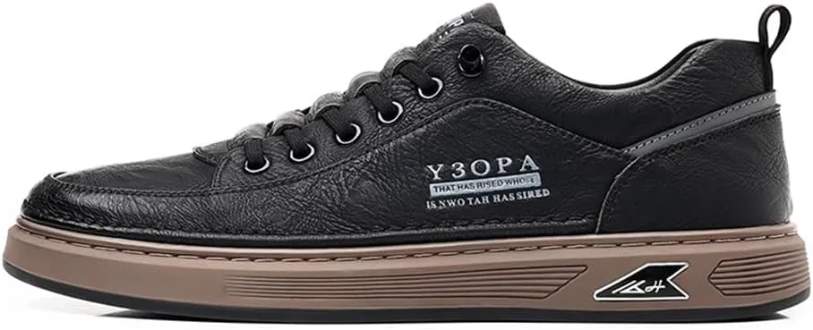 Men's Fashion Sneakers Slip-on Casual Breathable Non-Slip Low-Top Walking Shoes Men's Dress Sneaker