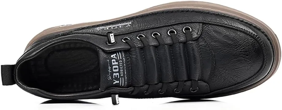 Men's Fashion Sneakers Slip-on Casual Breathable Non-Slip Low-Top Walking Shoes Men's Dress Sneaker