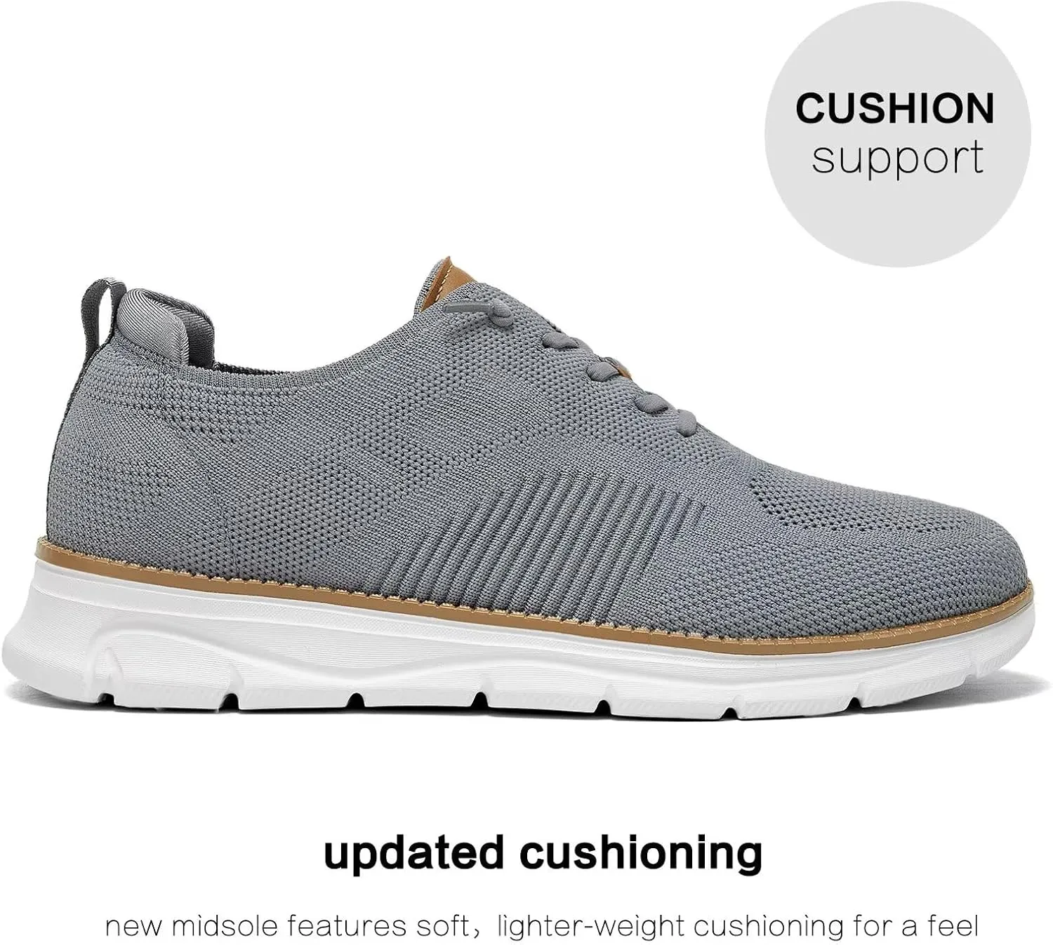 Mens Oxfords Lace-Up Lightweight Casual Walking Shoes Mesh Sneakers Dress Shoes Fashion Shoes