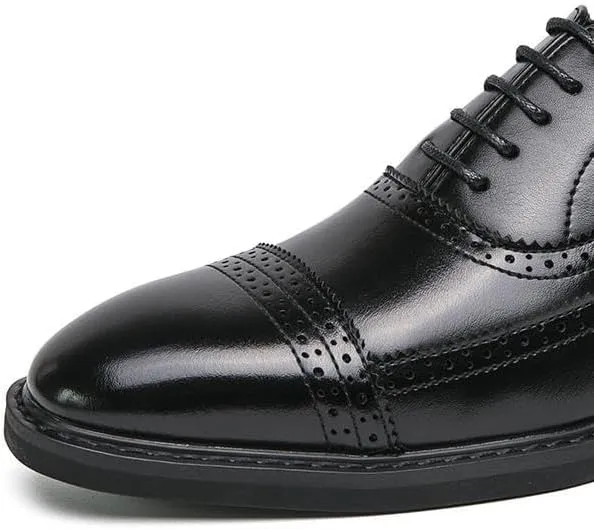 Men's Pointed Toe Lace Ups Dress Shoes Breathable Casual Shoes for Men(White-Patch Five-Pointed star4,12)