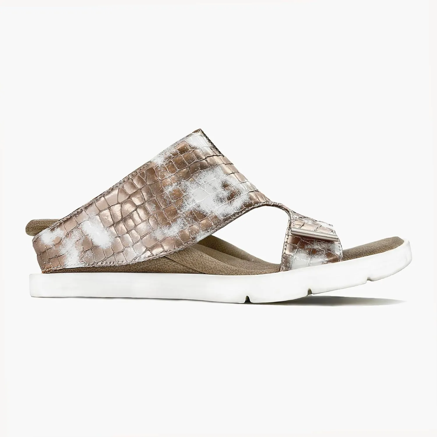 Modzori Kleo Women's Low Wedge Reversible Slide Sandal