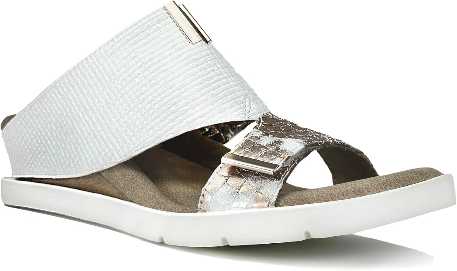 Modzori Kleo Women's Low Wedge Reversible Slide Sandal