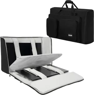 Monitor (up to 2) Carrying Case for Transporting LCD Screens, Monitors and TVs Between 19"- 24"