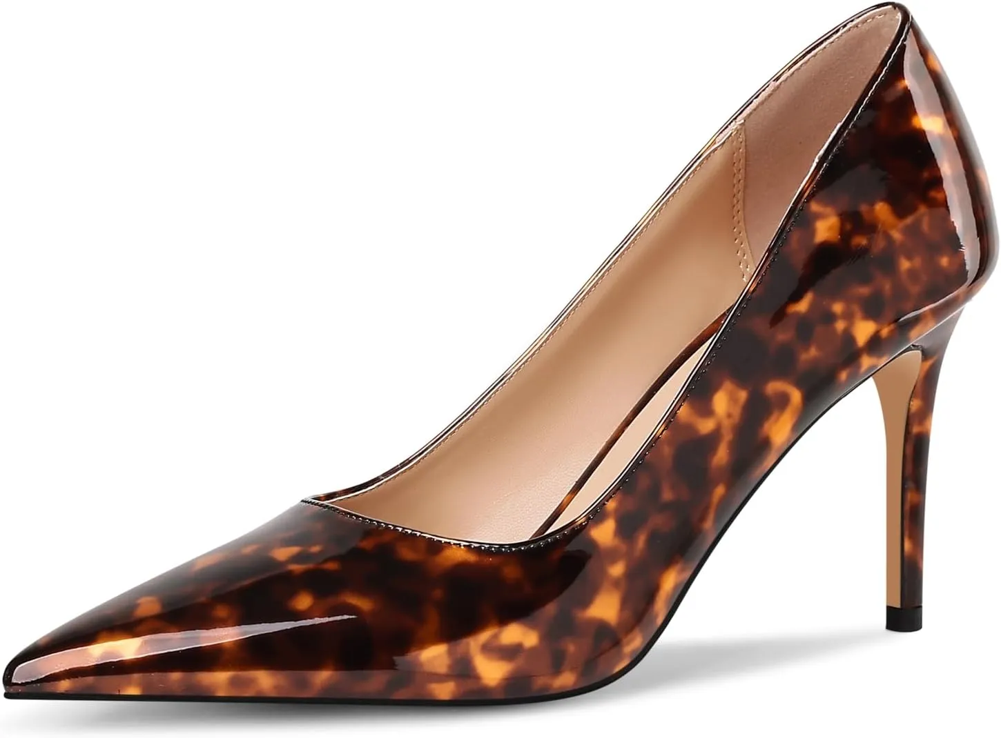 Multicolor Pumps for Women,Pointed-Toe High Heels Dress Wedding Office Pump Shoes
