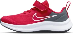 NIKE Unisex Kid's Sneaker, White/Red, 28.5 EU