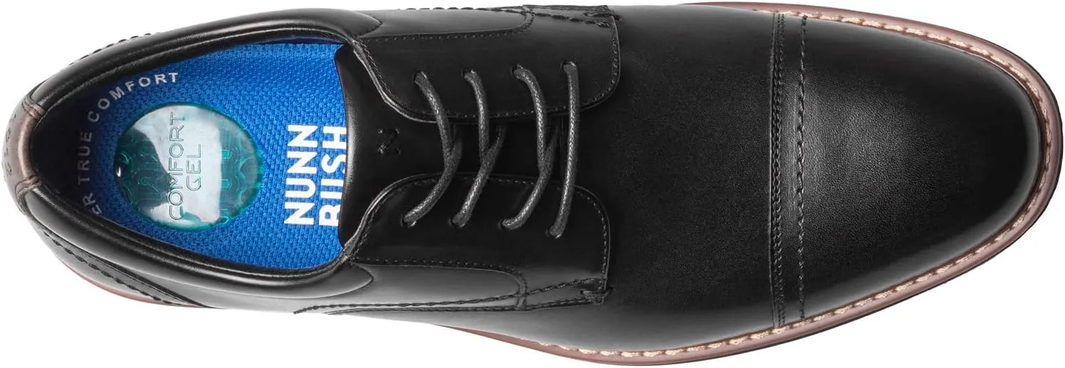 Nunn Bush Men's Centro Flex Cap Toe Oxford Dress Casual Leather Comfortable Lace Up