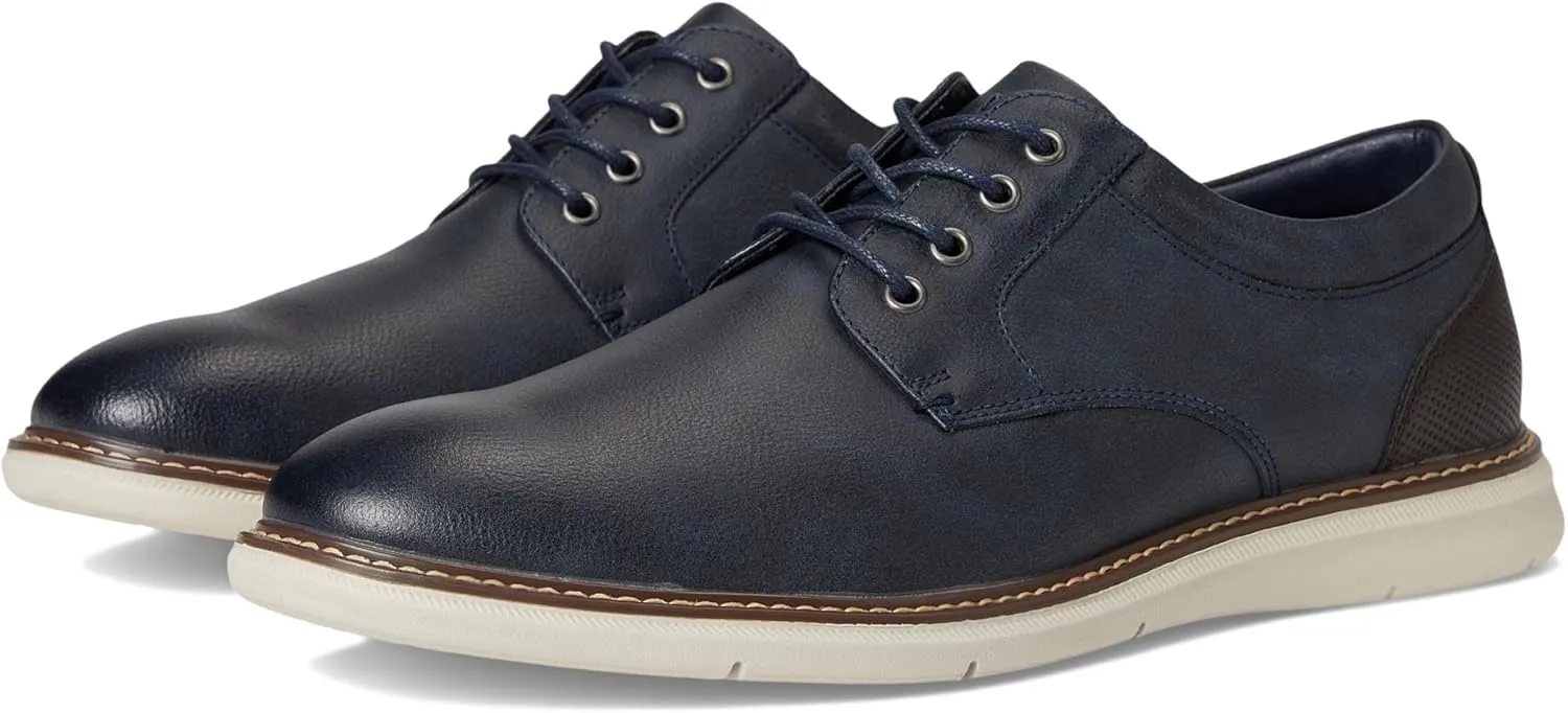 Nunn Bush Men's Chase 2.0 Casual Plain Toe Oxford Contemporary Lace-up