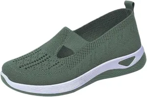 Orthopedic Shoes for Women,Women Wide Width Breathable Walking Comfortable Slip on Sneakers Orthowalk Nurse Shoes Non Slip Food Service Lightweight Sneaker