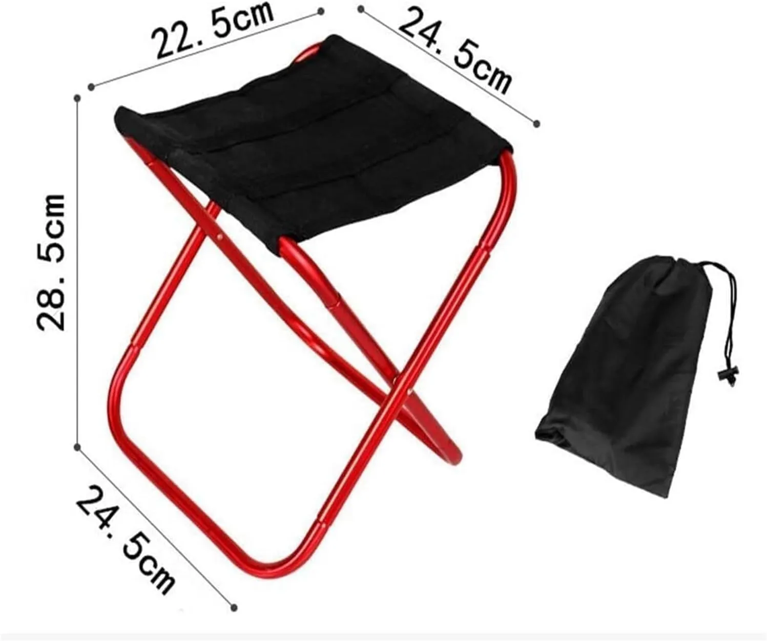 Outdoor Mini Folding Seat,Portable seat,Aluminum Folding Stool Chair Fishing Stool Chair Portable Mini Camping Beach
