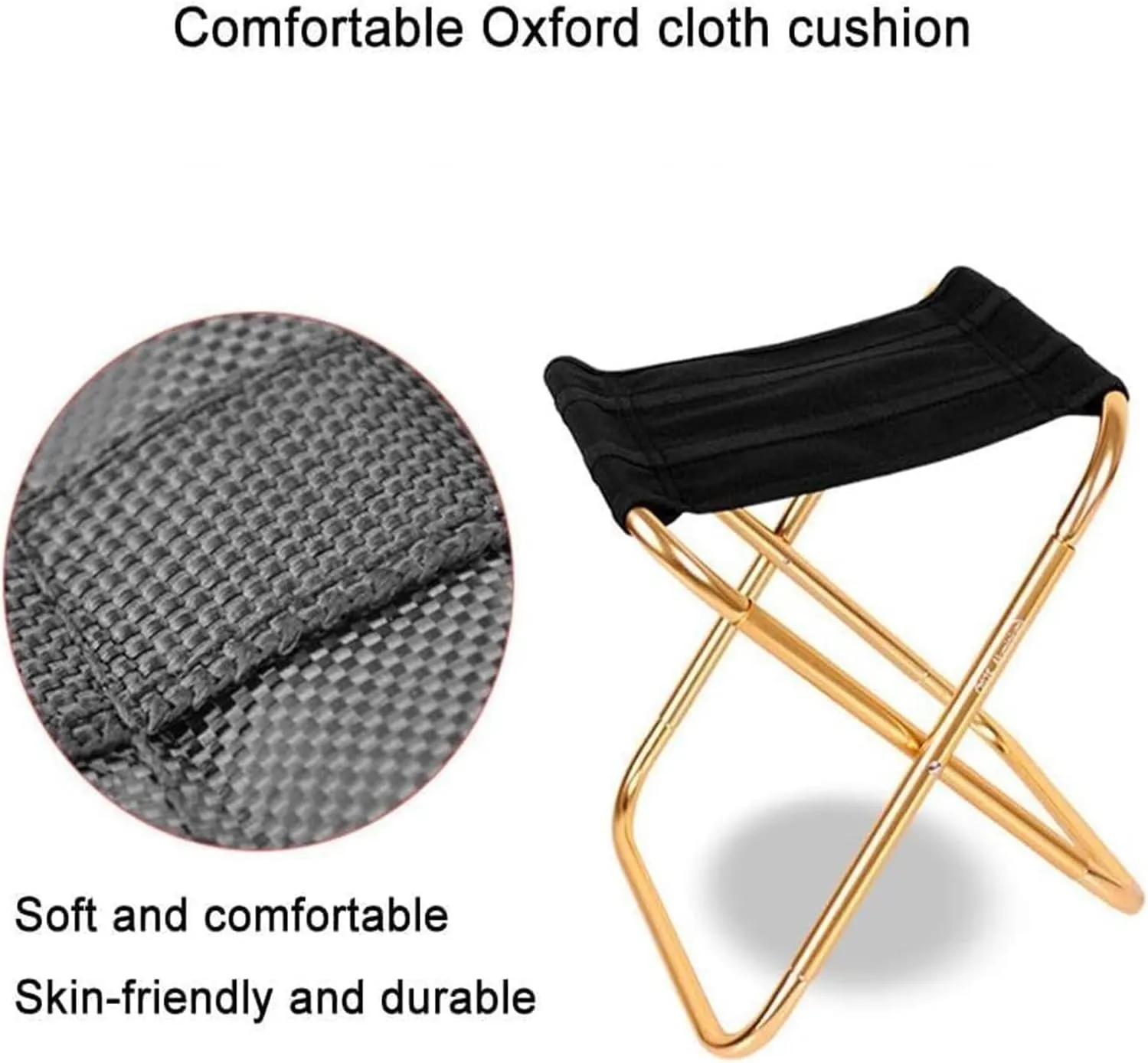 Outdoor Mini Folding Seat,Portable seat,Aluminum Folding Stool Chair Fishing Stool Chair Portable Mini Camping Beach