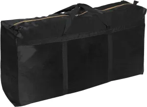 PATIKIL 35" Extra Large Moving Bag for Travel, 210D Oxford Waterproof Storage Bag with Double Zippers Duffle Bag for Storage Packing Home Traveling Camping, Black (35"x9.8"x19")