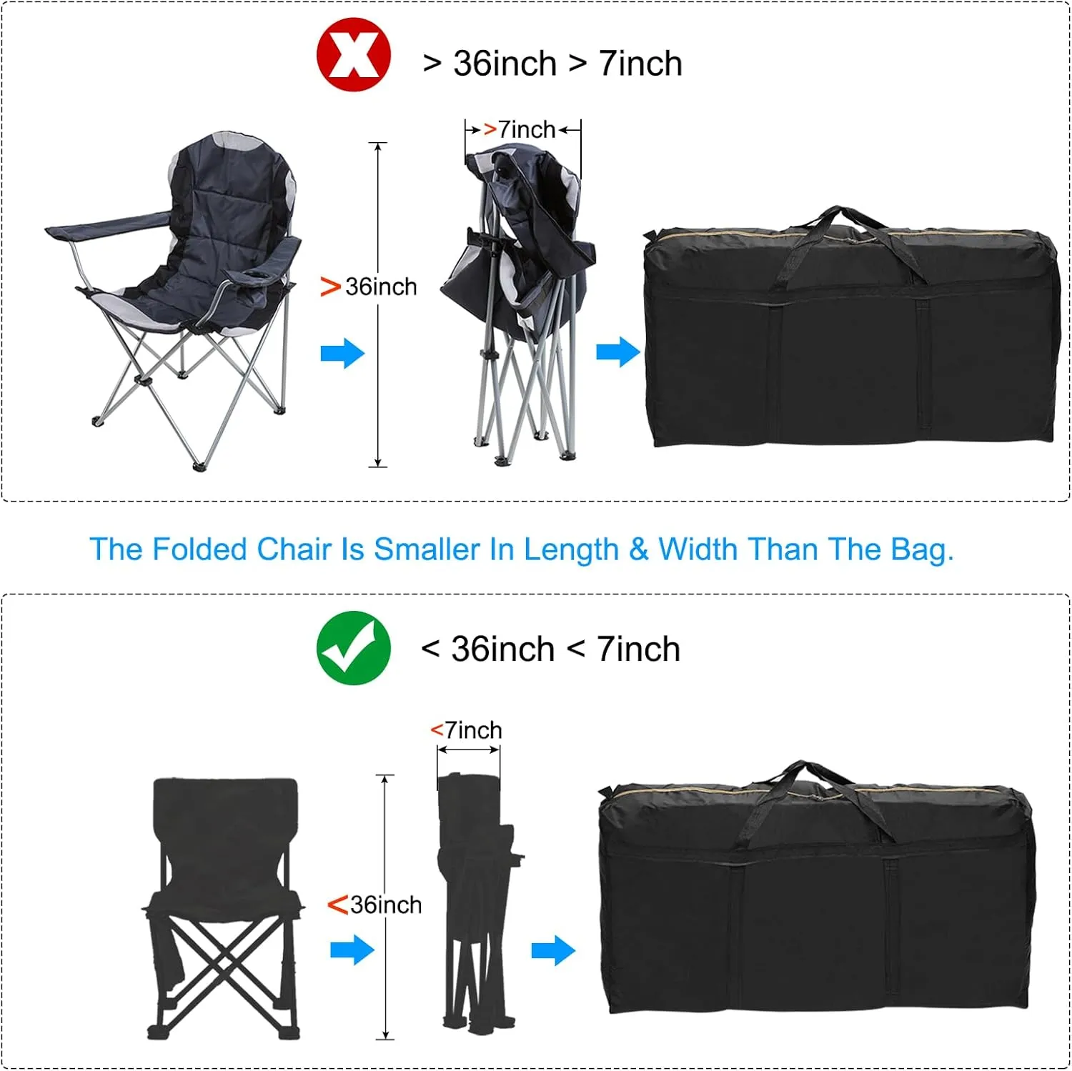 PATIKIL 35" Extra Large Moving Bag for Travel, 210D Oxford Waterproof Storage Bag with Double Zippers Duffle Bag for Storage Packing Home Traveling Camping, Black (35"x9.8"x19")
