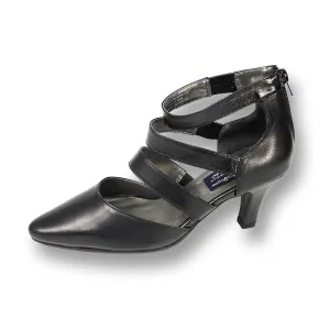 PEERAGE Lola Women's Wide Width Leather Dress Pumps