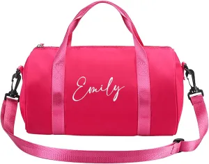 Personalized Duffel Bag Custom Monogrammed Gym Bag Custom Duffel Bag with Name Logo Personalized Sports Travel Duffle Overnight Dance Bag for Women Men