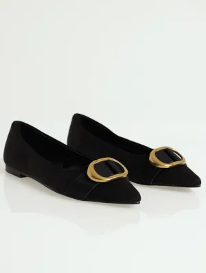 Pointed Full Closed Pump - Black