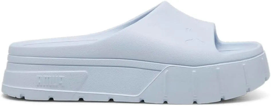 PUMA Womens Mayze Stack Injex Platform Slide Casual Sandals Casual - Blue - Size 10 M