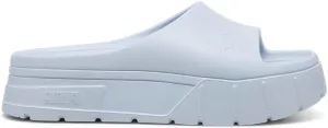 PUMA Womens Mayze Stack Injex Platform Slide Casual Sandals Casual - Blue - Size 10 M