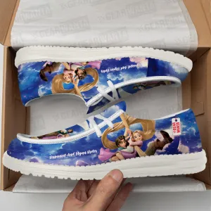 Rapunzel And Flynn Rider Loafer Shoes