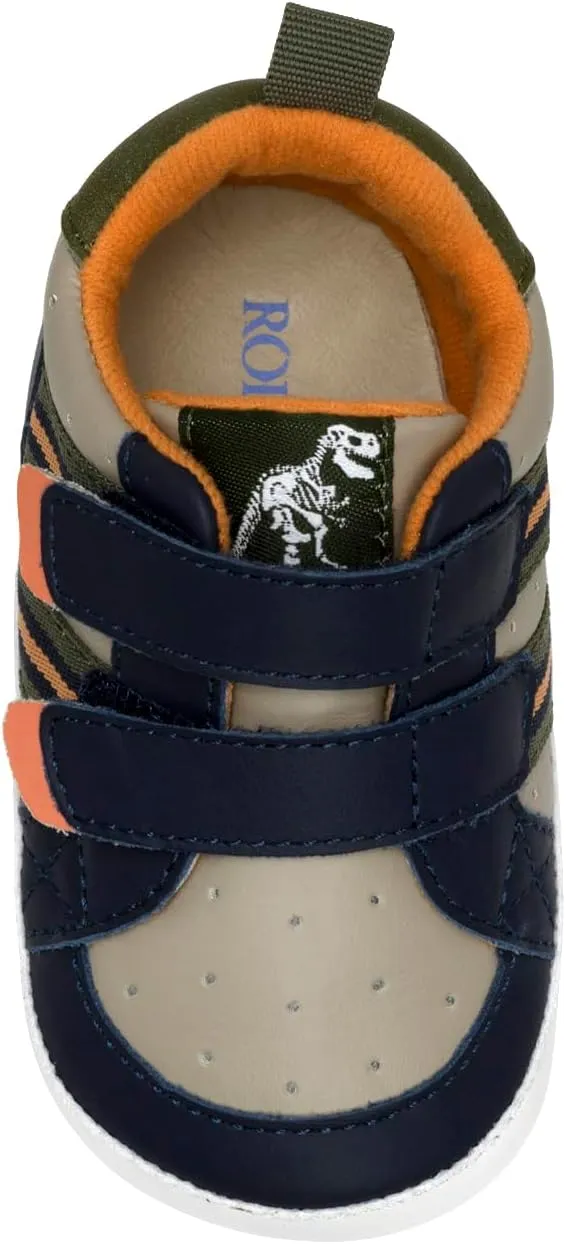 Robeez Baby Boys and Unisex First Kicks Slip Resistant Shoes & Sneakers for Infant and Toddler