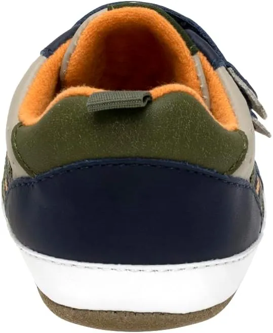 Robeez Baby Boys and Unisex First Kicks Slip Resistant Shoes & Sneakers for Infant and Toddler