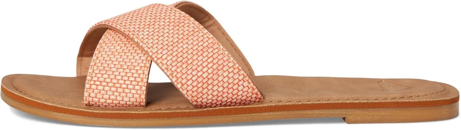 Roxy Women's Andreya Raffia Slide Sandal