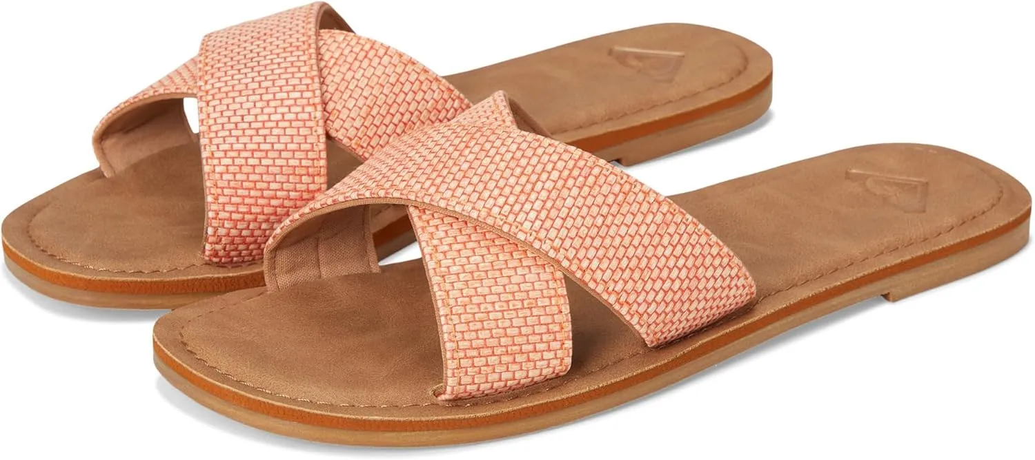 Roxy Women's Andreya Raffia Slide Sandal