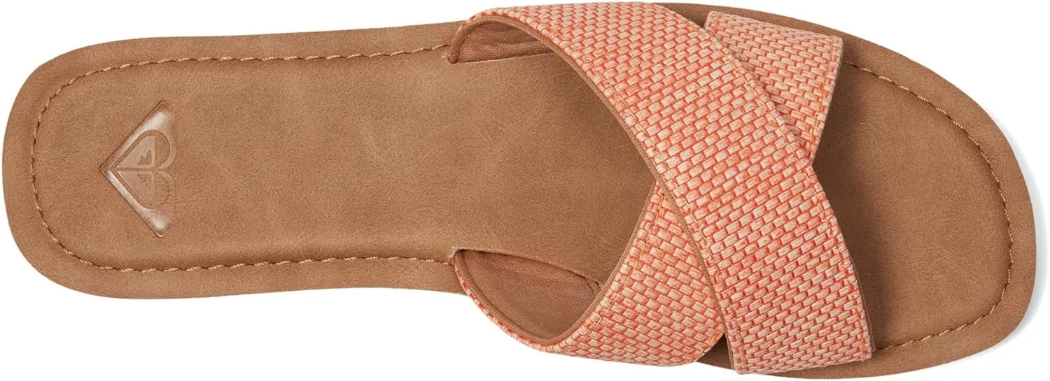 Roxy Women's Andreya Raffia Slide Sandal