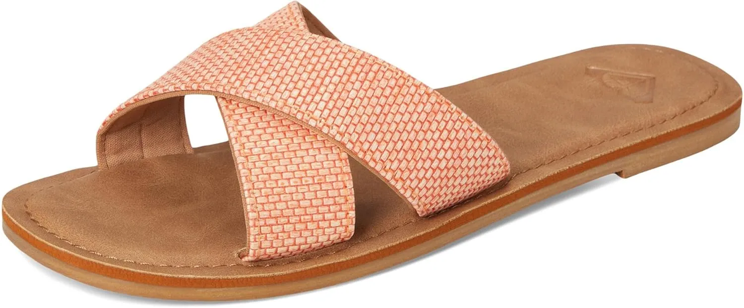 Roxy Women's Andreya Raffia Slide Sandal