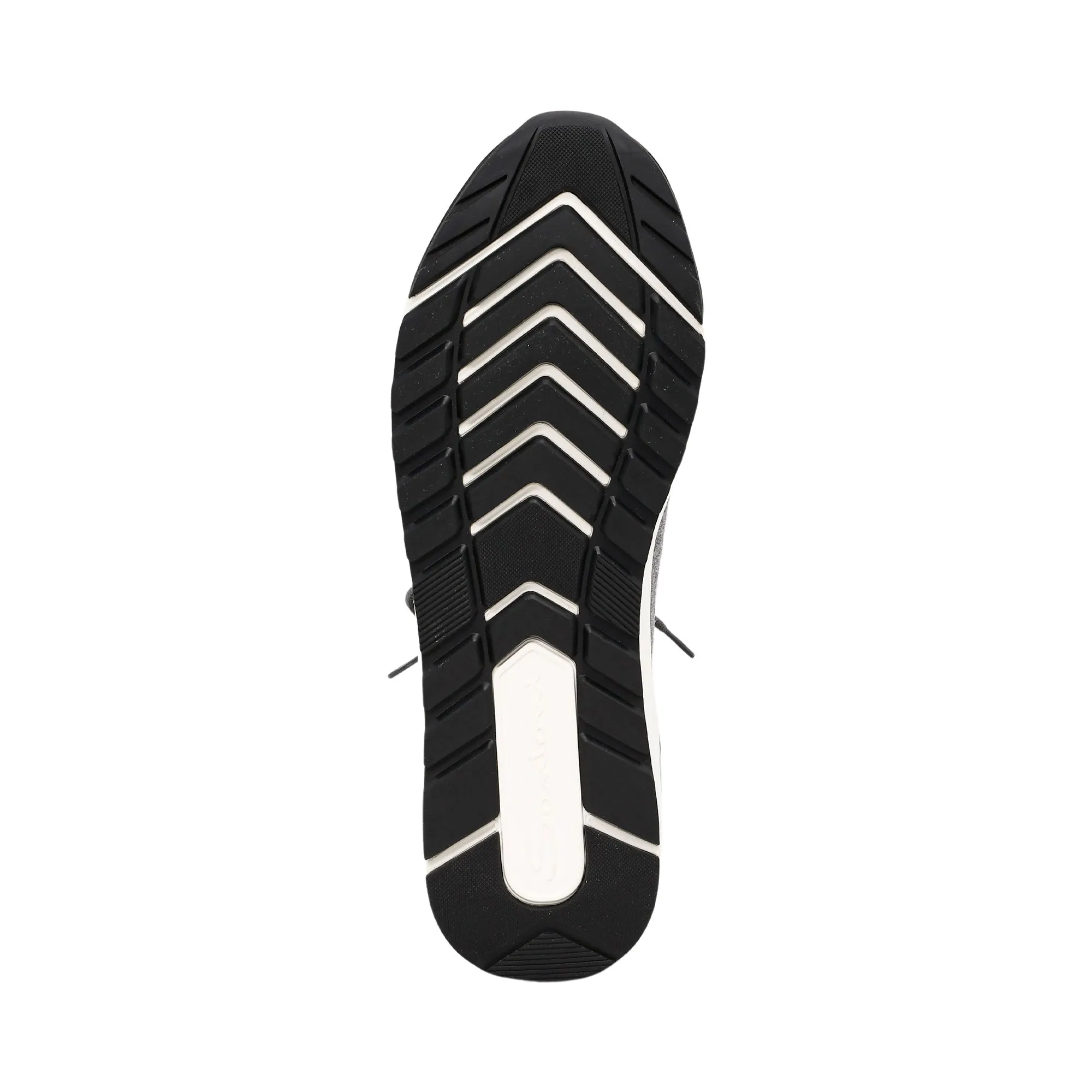 Santoni Men's Grey Knit Sneaker