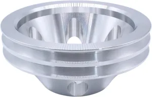 SBC 350 SWP 2 Groove Water Pump Pulley, SWP 2 Double Groove Upper for SBC Small Block Chevy 350