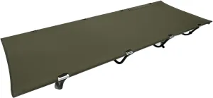 Simple Camping Cot, Portable Lightweight Camping Bed Aluminum Alloy, 600D Oxford Fabric, Convenient Pocket for Phones, Green