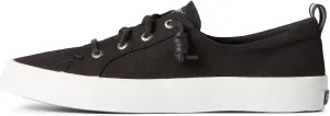 Sperry Women's Crest Vibe Sneaker, Black, 6