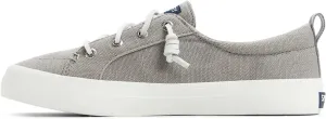 Sperry Women's Crest Vibe Sneaker, Grey, 9 Wide