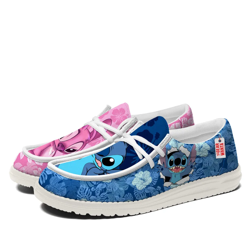 Stitch & Angel Canvas Loafer Shoes