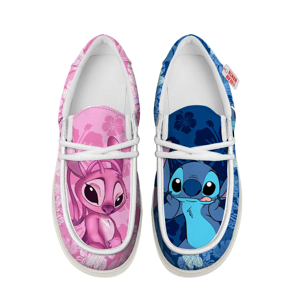 Stitch & Angel Canvas Loafer Shoes