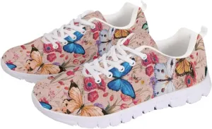 SYtrade Sport Women's Fashion Sneaker White Sole Running Shoes Flat Canvas Shoes