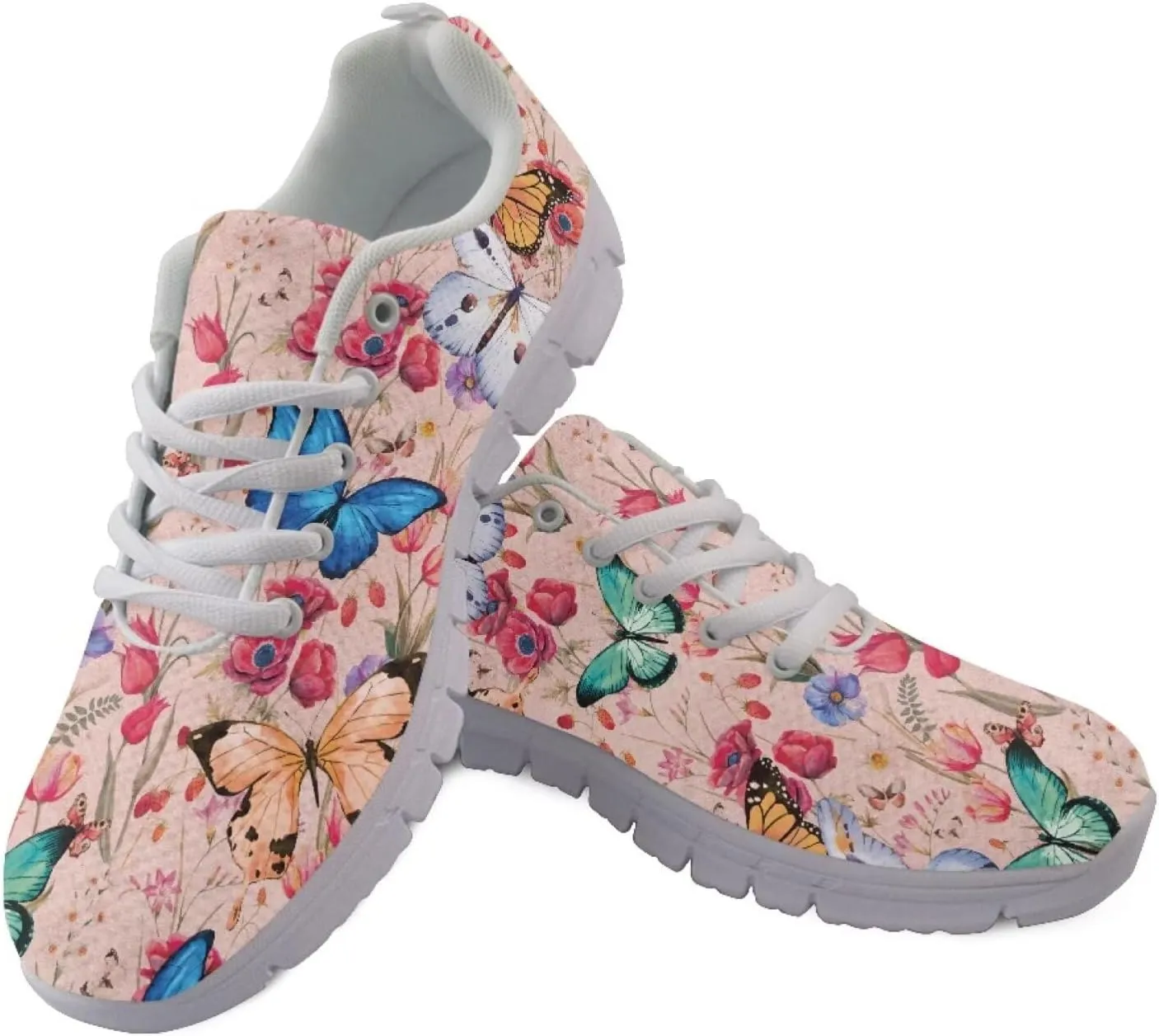 SYtrade Sport Women's Fashion Sneaker White Sole Running Shoes Flat Canvas Shoes