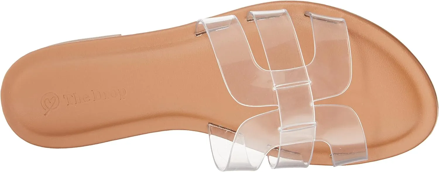 The Drop Women's Monika Flat H-Band Slide Sandal
